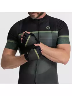 Mănuși de ciclism Rogelli HERO II negre și verzi