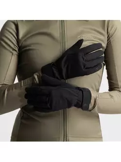 Mănuși de ciclism de iarnă pentru femei Rogelli CORE II, negre