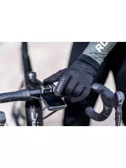 Mănuși de iarnă pentru ciclism Rogelli NIMBUS, negre