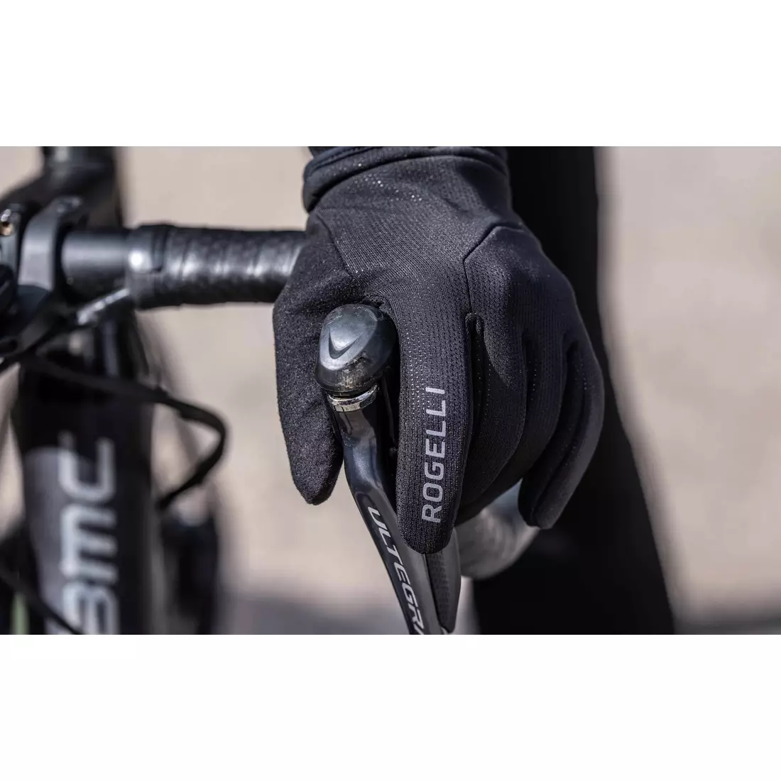 Mănuși de iarnă pentru ciclism Rogelli NIMBUS, negre