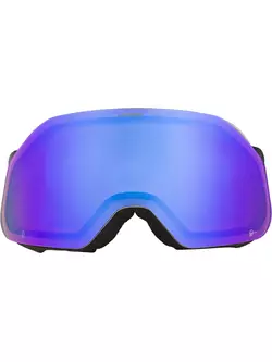 Ochelari de schi/snowboard ALPINA, îmbunătățire a contrastului BLACKCOMB Q-LITE MOON-GREY sticla MATA Q-LITE BLUE S2