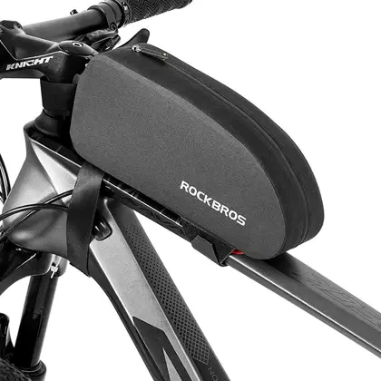 Rockbros pannier de bicicletă pentru tubul superior, negru 30110192001