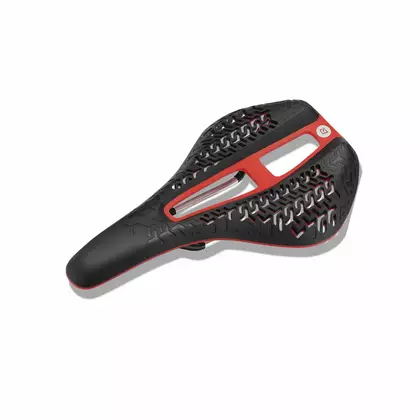 Rockbros şa pentru bicicletă MTB ventilat, negru-roșu LF0144 38210008002