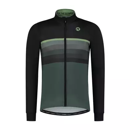 Geaca de ciclism de iarna Rogelli HERO II, neagra si verde
