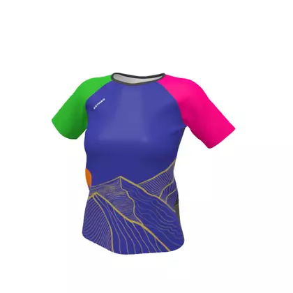 Tricou de alergare pentru femei BASIC - Creați-vă propriul design - KAYMAQ DESIGN BAS-21