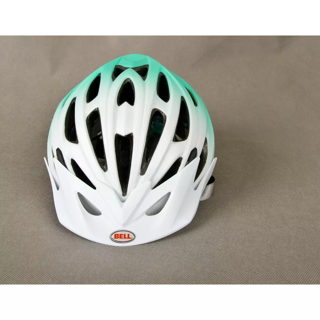 BELL SOLARA - casca de bicicleta dama, alb si verde