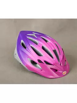 BELL SOLARA - casca de bicicleta de dama, roz si mov