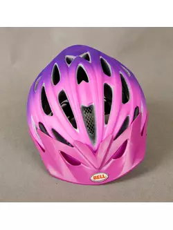 BELL SOLARA - casca de bicicleta de dama, roz si mov