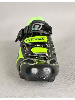 CRONO TRACK - Pantofi de ciclism MTB - culoare: Negru și verde