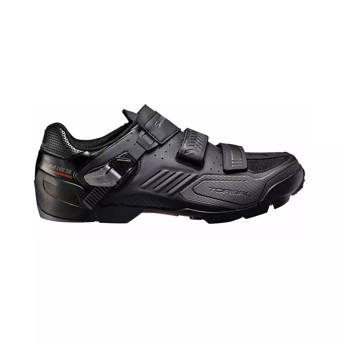 Pantofi de ciclism SHIMANO SH-M163 Enduro/Trial/MTB - negri