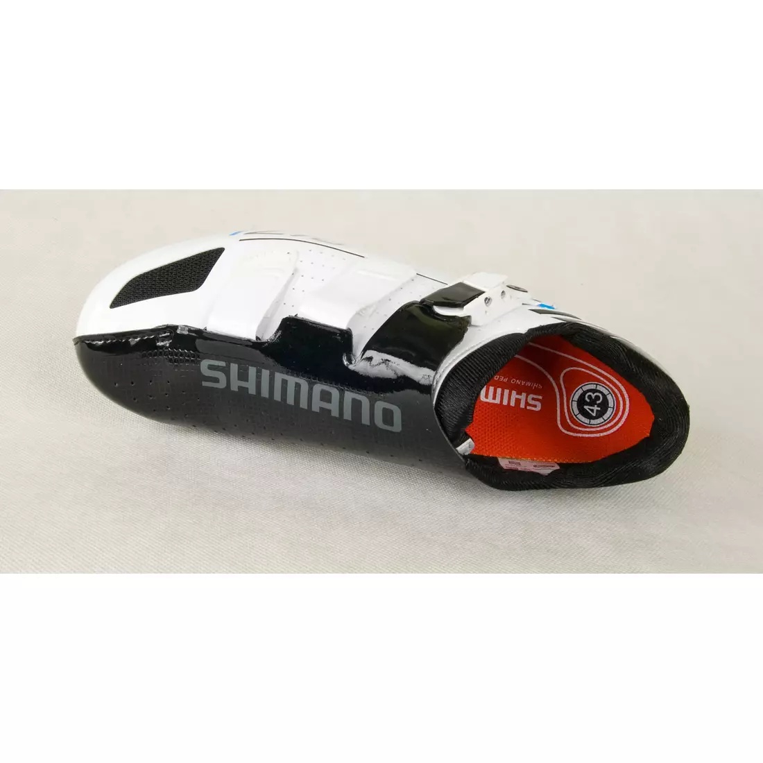 Pantofi de ciclism rutier SHIMANO SH-R171, alb