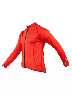 ROGELLI PESARO - geaca de ciclism Softshell pentru barbati, culoare: Rosu