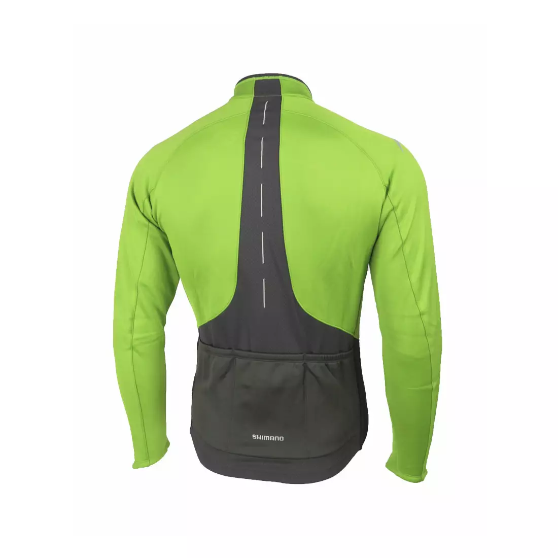 SHIMANO - ECWJSPWLC12 Performance Winter Jersey - hanorac de ciclism pentru bărbați, culoare: verde