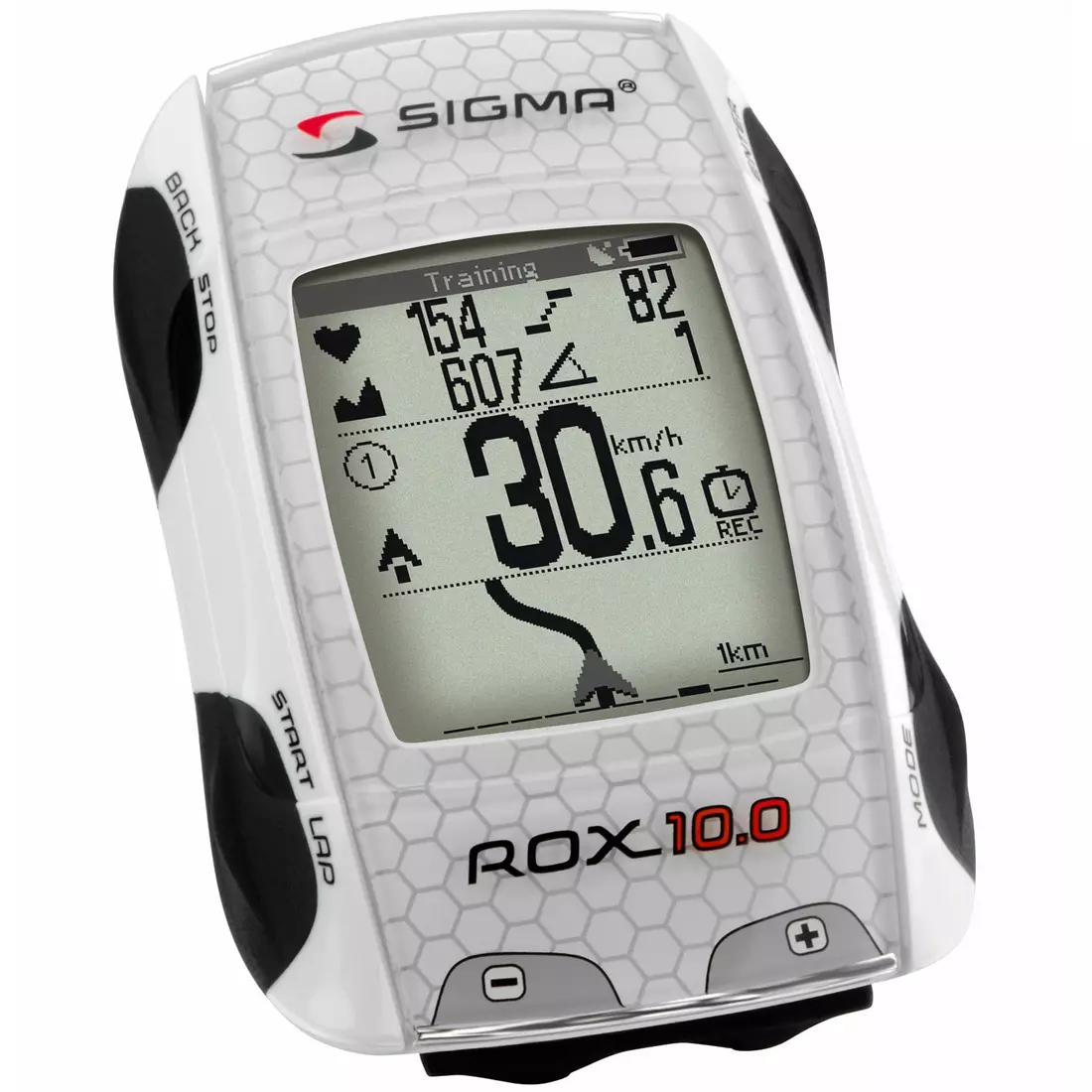SIGMA SPORT ROX 10.0 GPS BASIC - computer pentru bicicleta. culoare alba