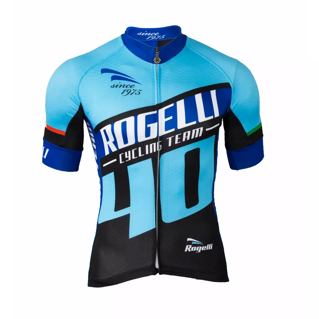 Tricou de ciclism ROGELLI 40 ANIVERSARY, albastru
