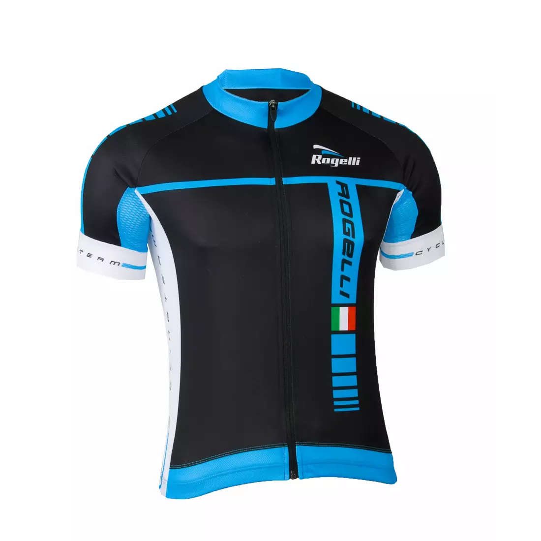 Tricou pentru ciclism bărbați ROGELLI UMBRIA, 001.229, negru și albastru