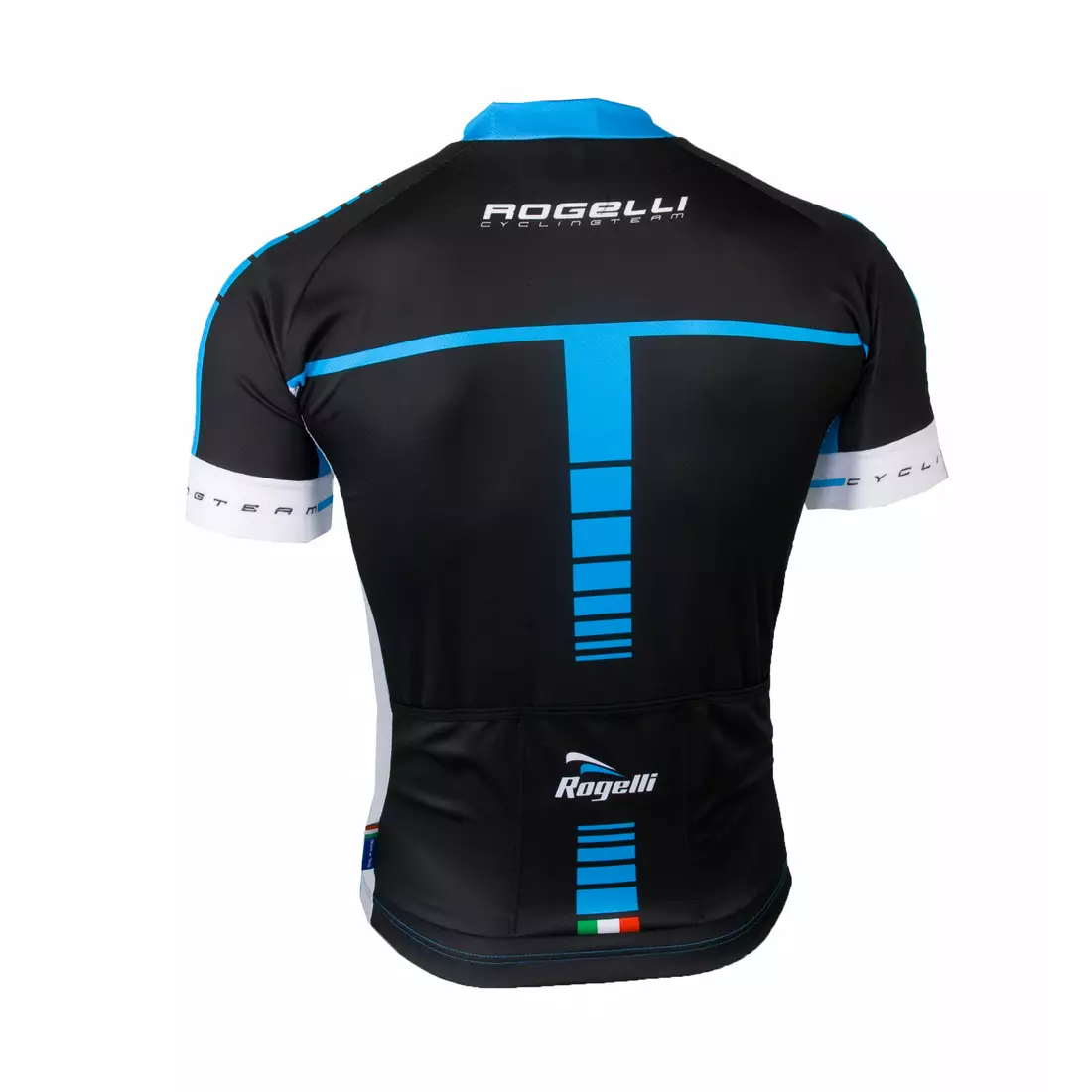 Tricou pentru ciclism bărbați ROGELLI UMBRIA, 001.229, negru și albastru