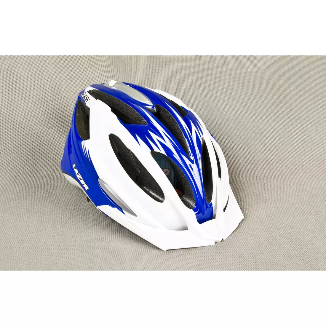 Casca de bicicleta LAZER - CLASH MTB, culoare: alb albastru