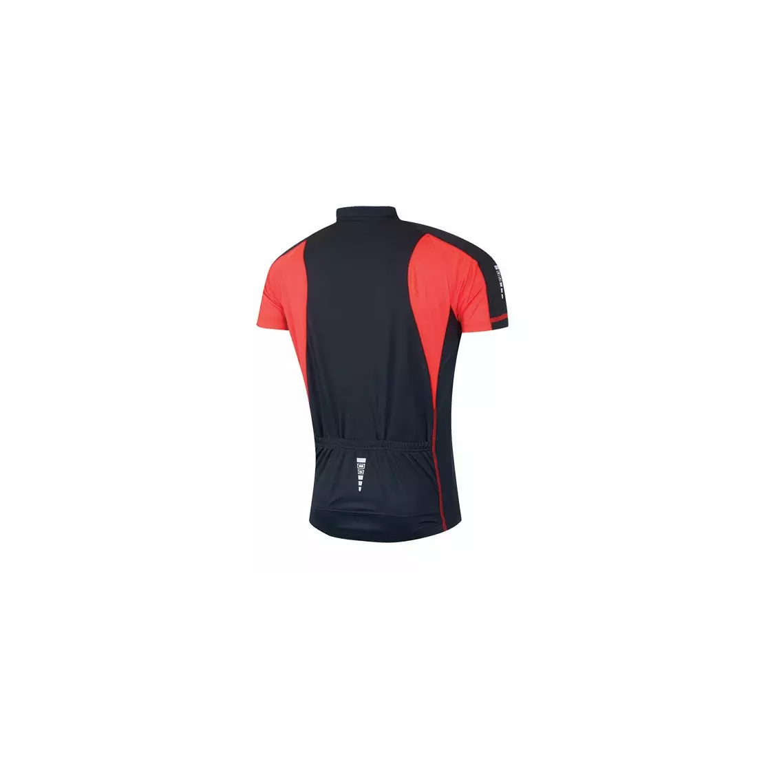 FORCE T10 tricou de ciclism, negru și roșu 900102