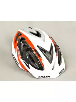 LAZER - Casca de bicicleta MTB 2X3M, culoare: rosu alb negru