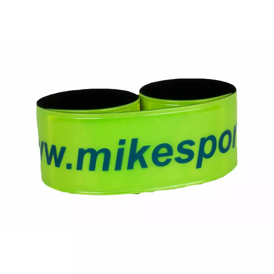 Mikesport - banderola reflectorizanta. logo - fluor