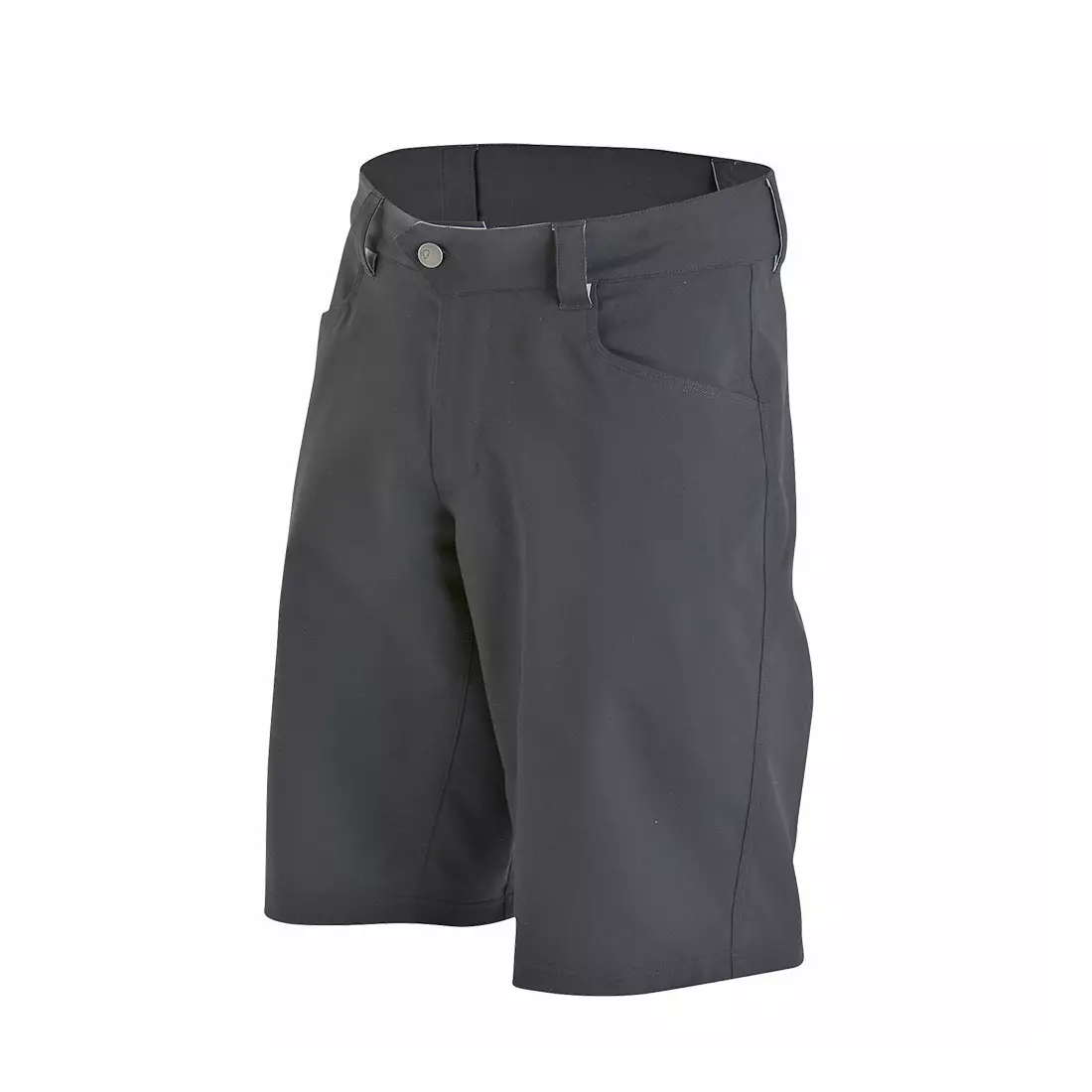 Pantaloni scurți de ciclism bărbați PEARL IZUMI CANYON + boxer cu inserție 19111603-021 negru