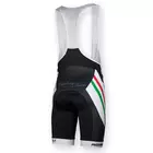ROGELLI BIKE 002.955 TEAM pantaloni scurți de ciclism alb-negru