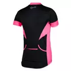 ROGELLI BIKE 010-025 CAPRICE - tricou de ciclism dama, negru si roz