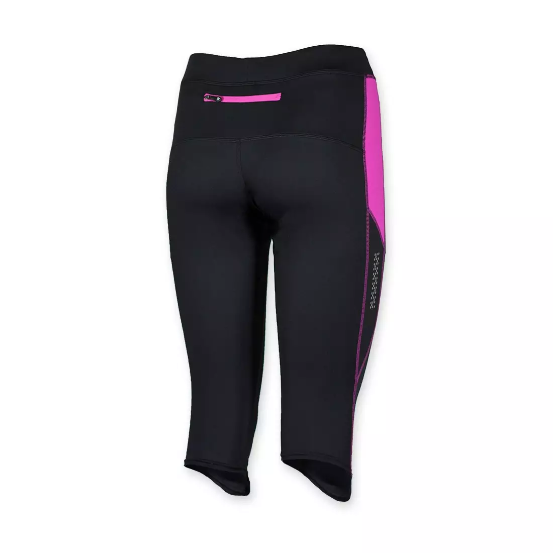 ROGELLI RUN CAPRI AIDA - pantaloni scurți de alergare damă 840.751, negru și roz