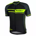 Tricou de ciclism ROGELLI ANDRANO, negru-fluor