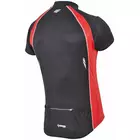 Tricou de ciclism pentru bărbați 4F RKM002-negru și roșu