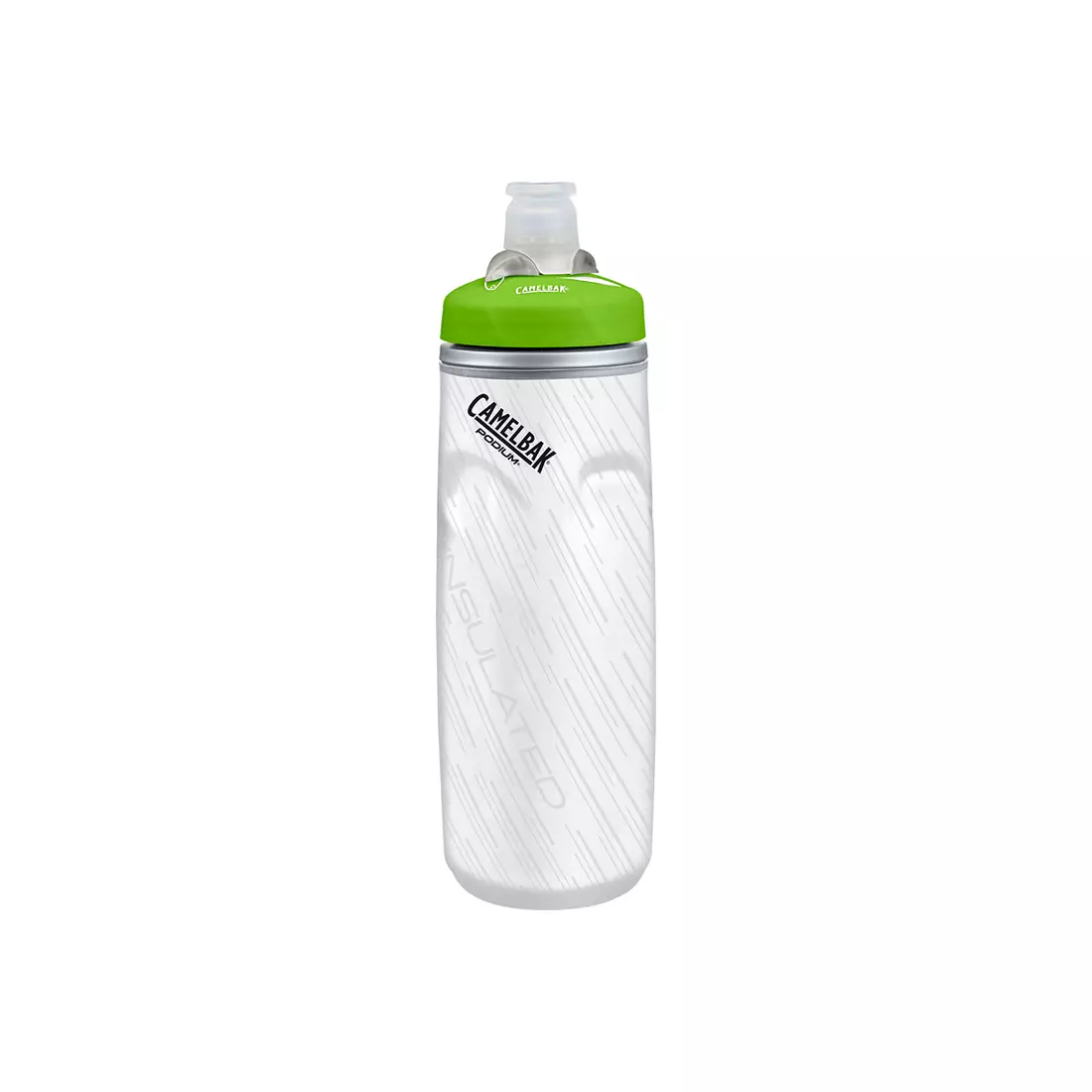 Camelbak SS17 Podium Chill Sticlă de apă termică pentru ciclism 21 oz / 620 ml Sprint Green/Logo
