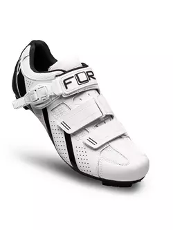 FLR F-15 pantofi de ciclism rutier alb 