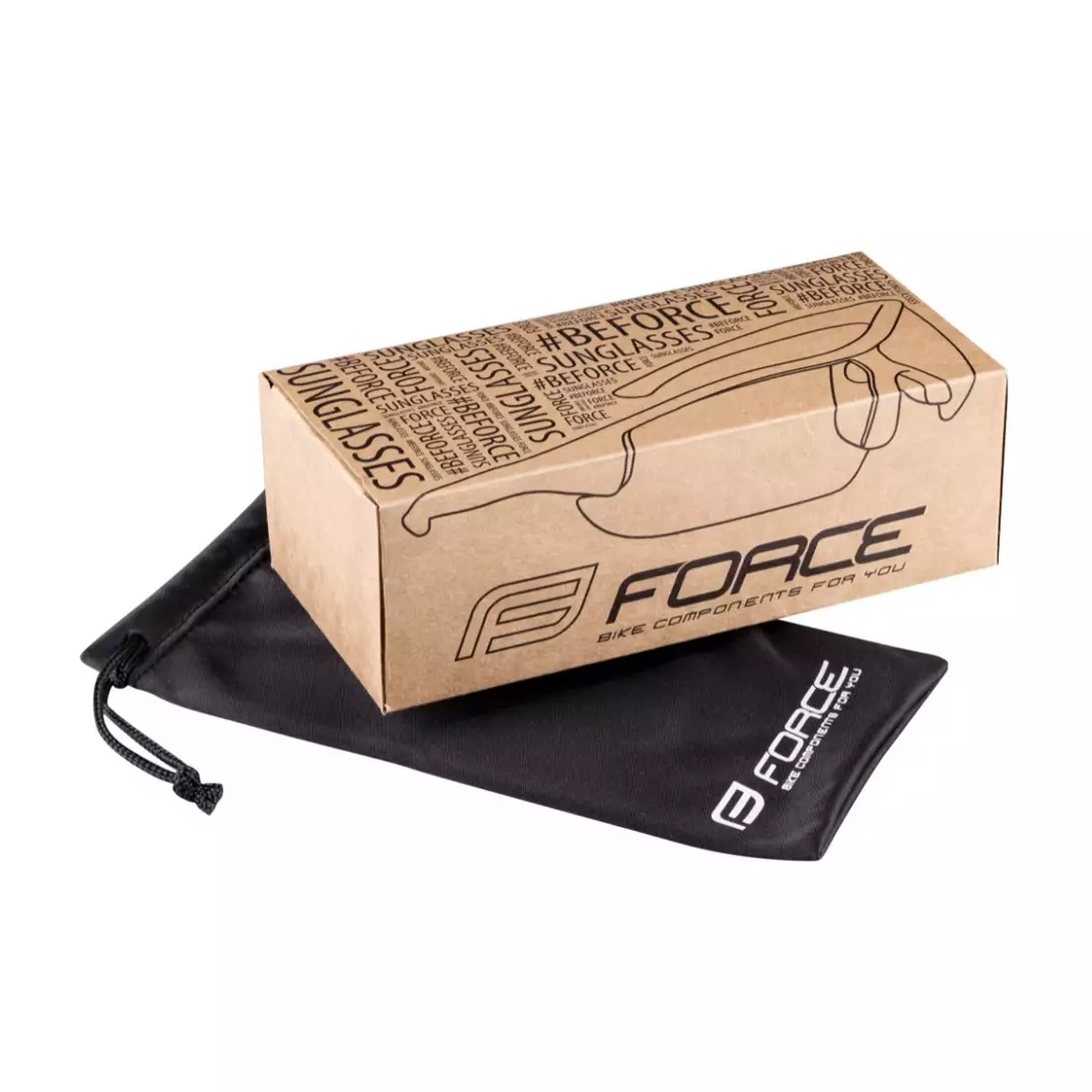 FORCE RACE PRO ochelari de ciclism/sport roșu