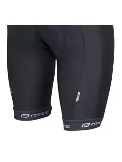 FORCE pantaloni scurți de ciclism cu bretele B45 negru 900285 
