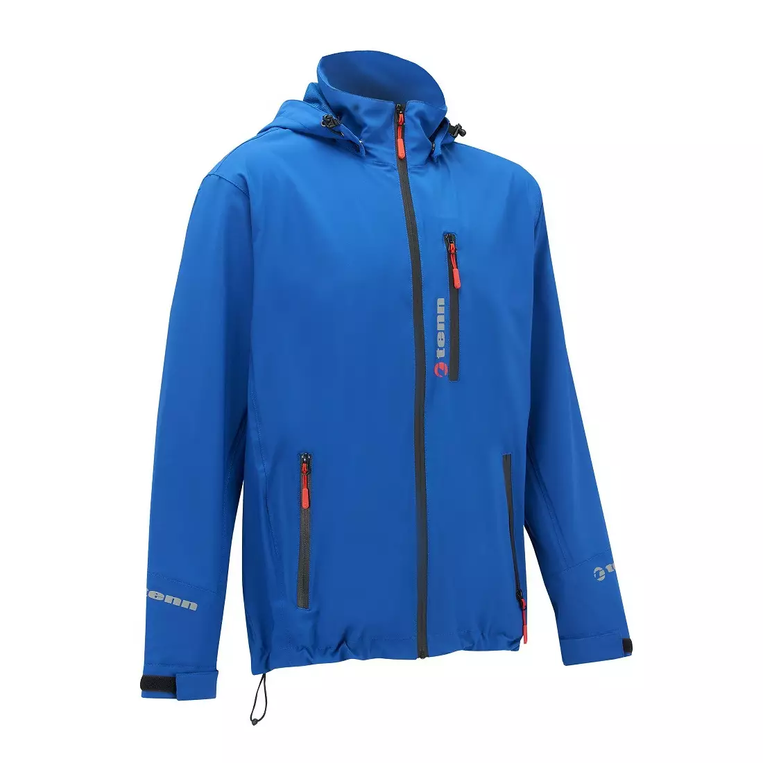 Jachetă de ciclism TENN OUTDOORS SWIFT, impermeabilă, cu glugă, albastră