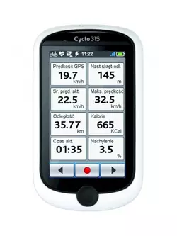 MIO CYCLO 315 Navigație GPS pentru biciclete cu hărți