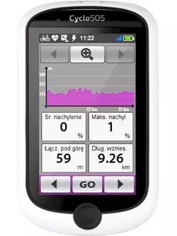 MIO CYCLO 505 Navigație GPS pentru biciclete cu hărți