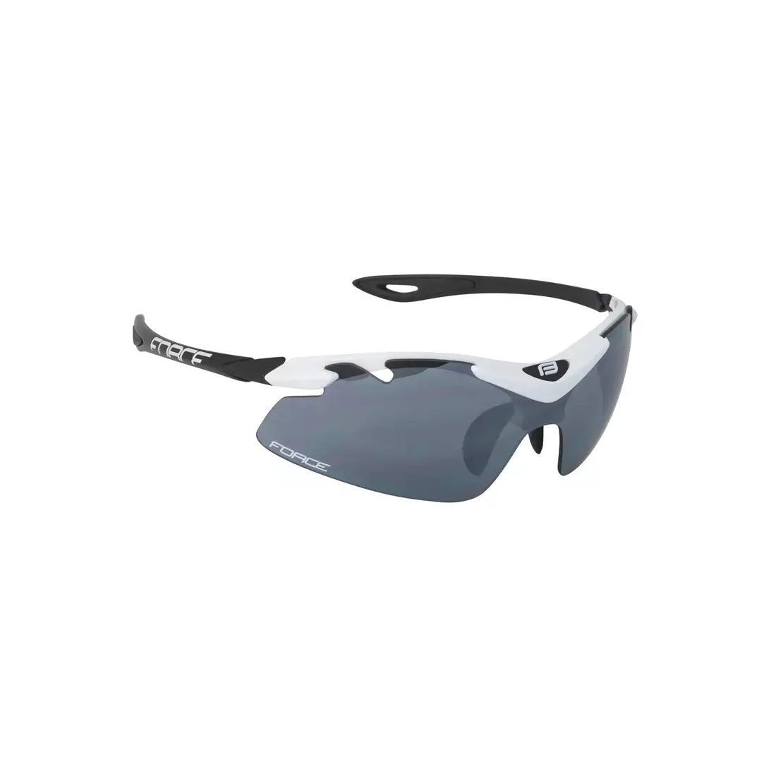 Ochelari FORCE DUKE cu lentile interschimbabile, alb si negru 91021