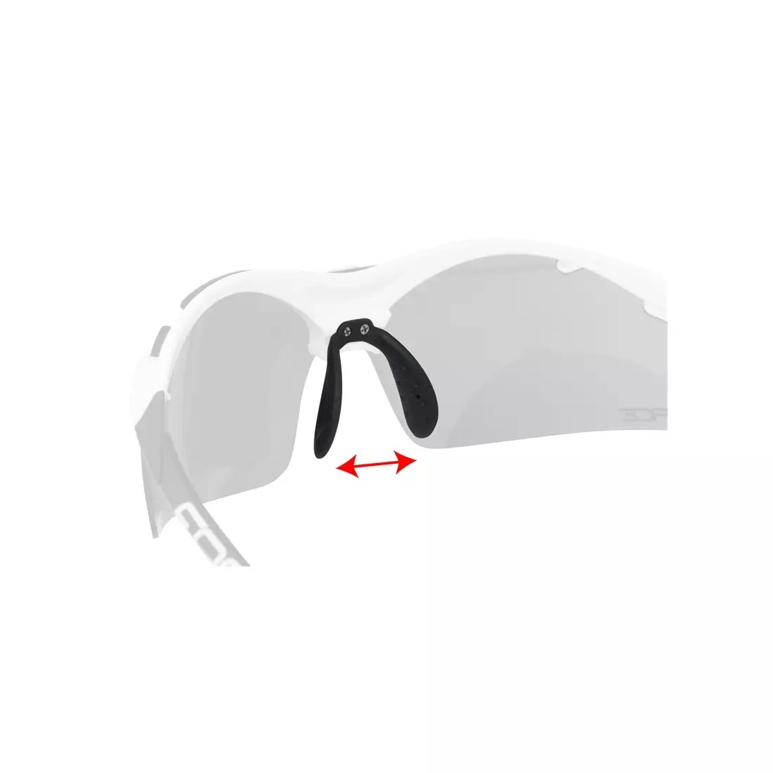 Ochelari FORCE DUKE cu lentile interschimbabile, alb si negru 91021