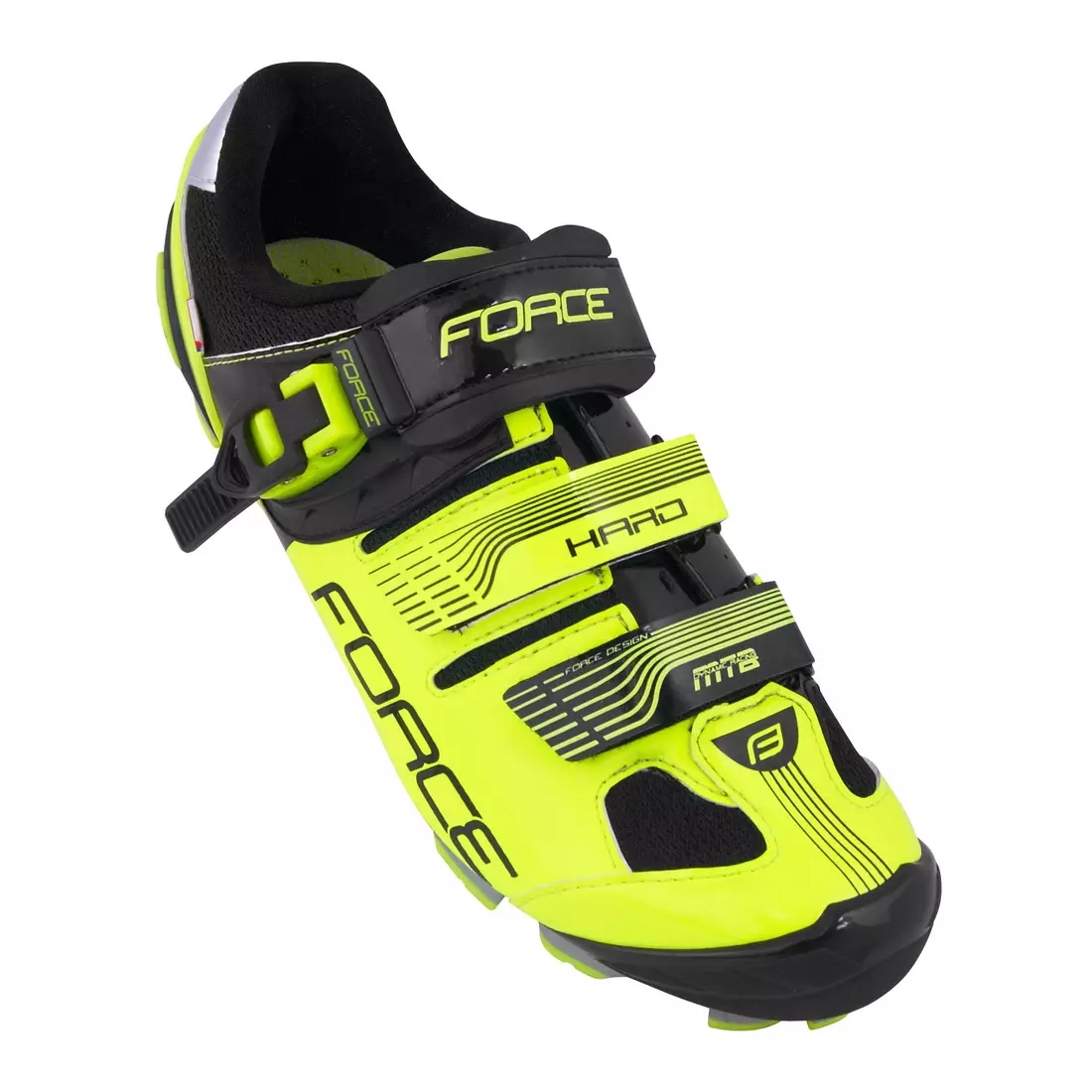 Pantofi de ciclism FORCE MTB HARD 94062 negru - fluor