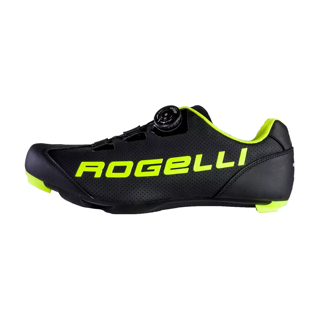 ROGELLI AB-410 pantofi de ciclism de șosea, negru-fluorescent