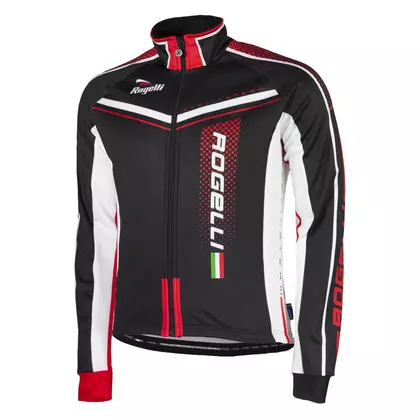 ROGELLI GARA MOSTRO tricou de ciclism cald, negru-roșu 001.246