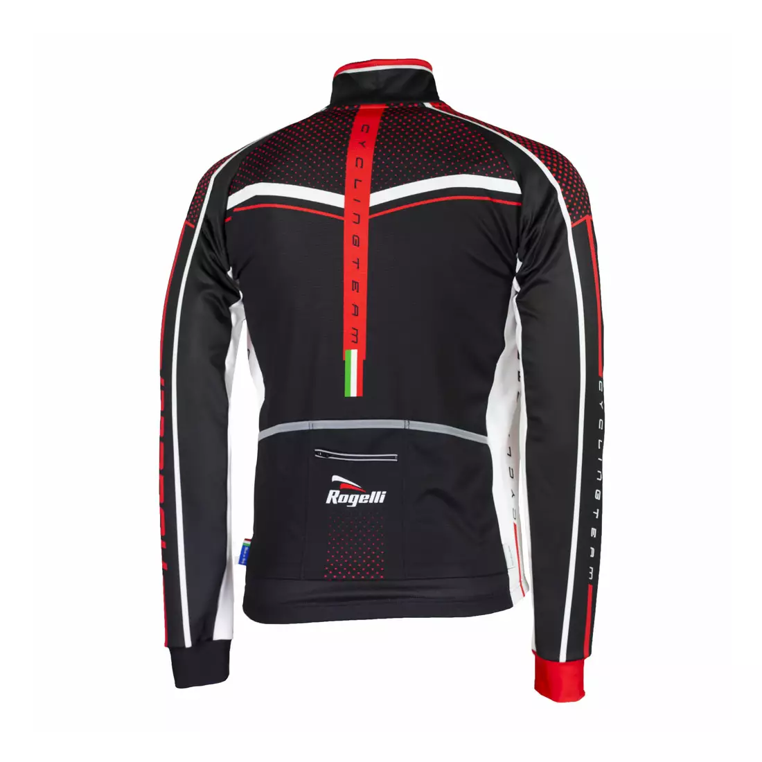 ROGELLI GARA MOSTRO tricou de ciclism cald, negru-roșu 001.246