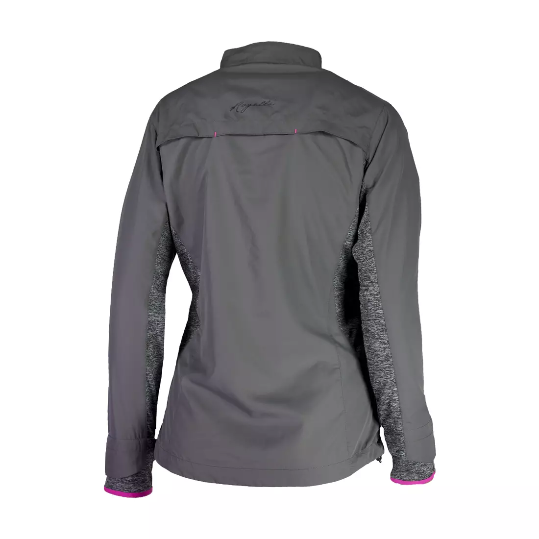 ROGELLI RUN SAMANTA 840.861 - jachetă pentru alergare pentru femei, gri și roz