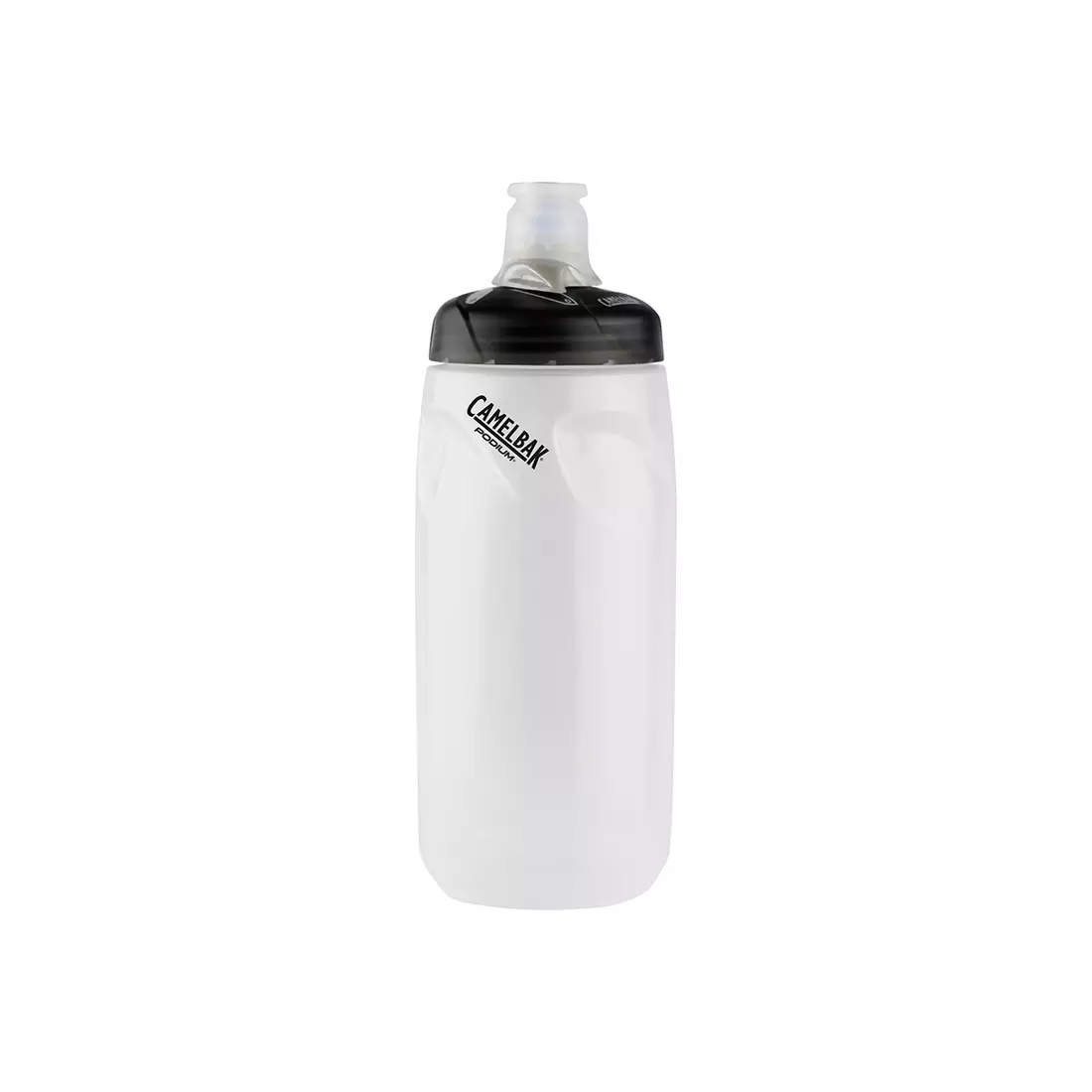 Sticla de apă pentru bicicletă Camelbak SS17 Podium 21oz / 620 ml Clear/Logo