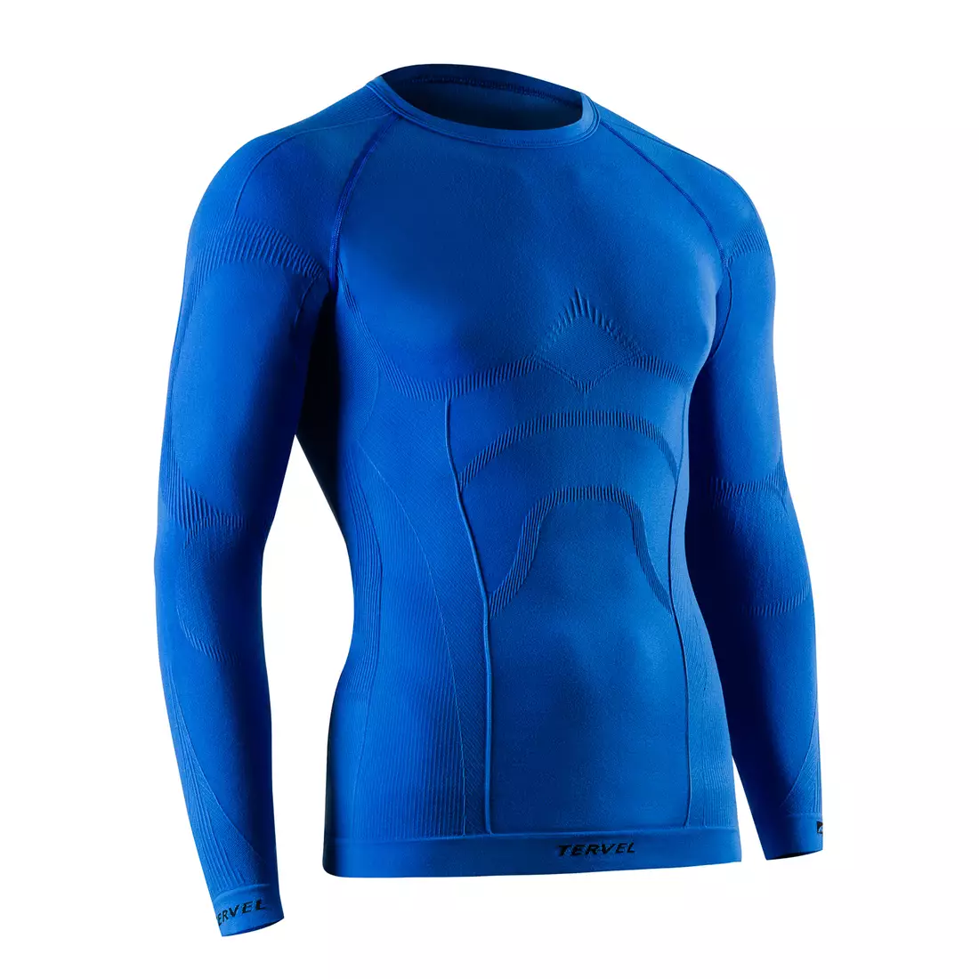 TERVEL COMFORTLINE 1002 - tricou termic pentru bărbați, mânecă lungă, culoare: Albastru