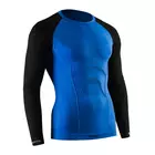 TERVEL COMFORTLINE 1002 - tricou termic pentru bărbați, mânecă lungă, culoare: Albastru-negru