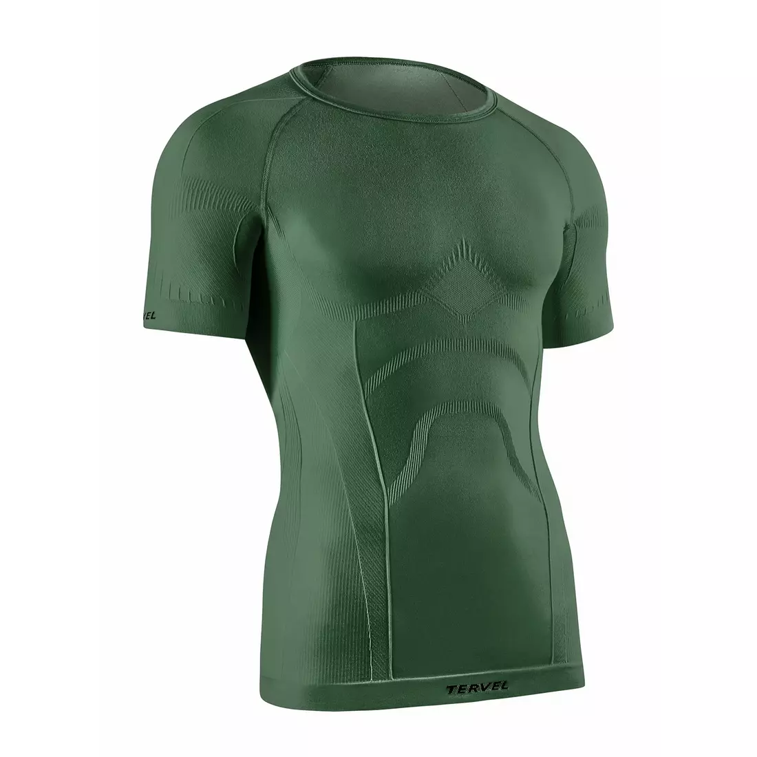 TERVEL COMFORTLINE 1102 - tricou termic pentru bărbați, mânecă scurtă, culoare: Militar (verde)