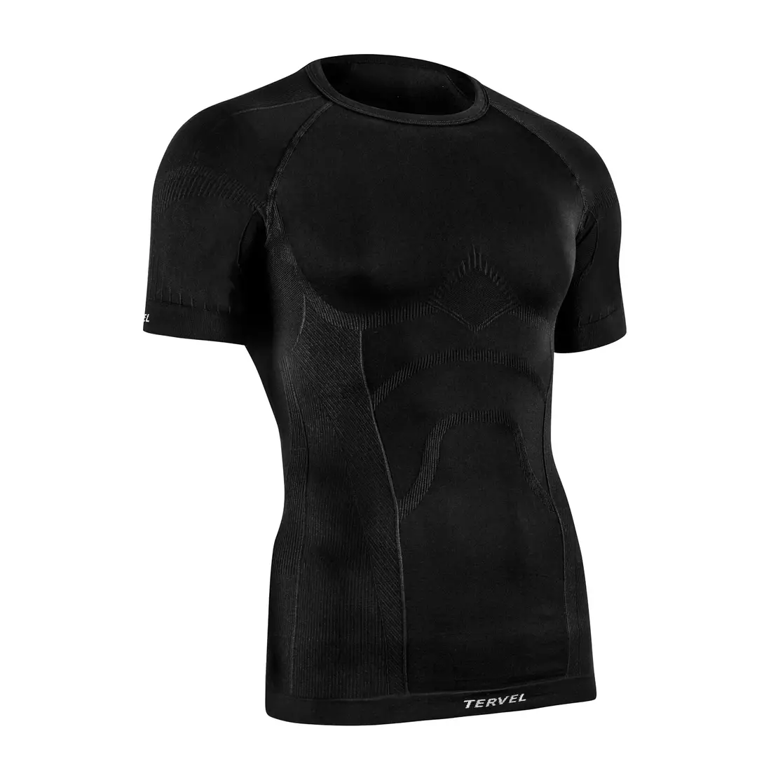 TERVEL COMFORTLINE 1102 - tricou termic pentru bărbați, mânecă scurtă, culoare: Negru